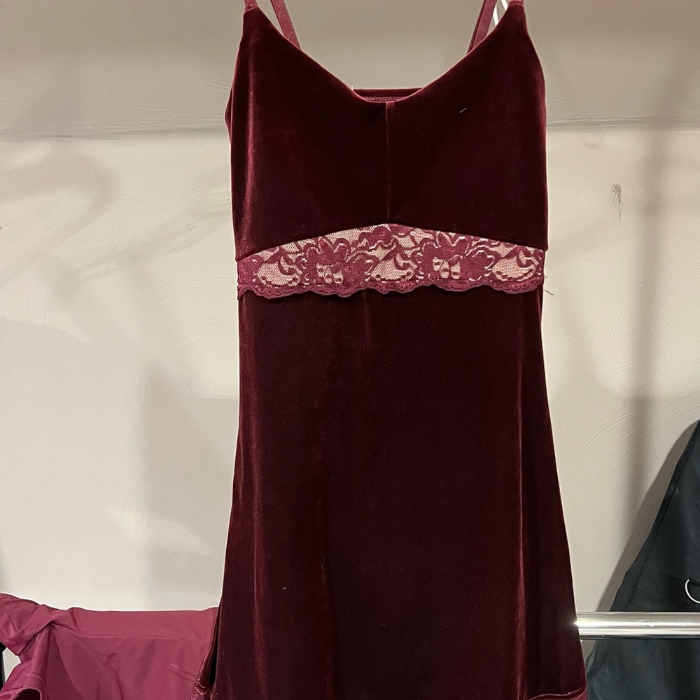 Beatiful velour mini dress/ Dance costume